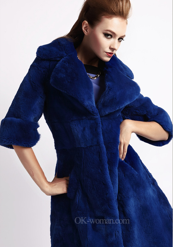 Сoat fur-2012-2013. Blue coat