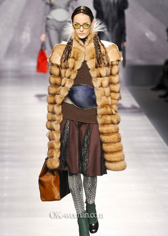 Fur coats 2013 photo. Fendy