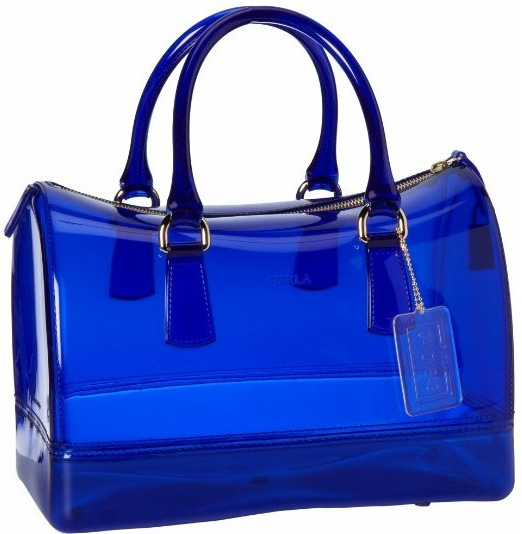 Синяя модная женская сумка весна лето 2013