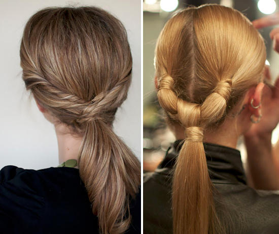 Stylish cute ponytails ideas for medium to long hair