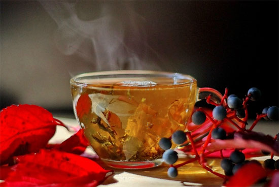 Green tea, how to stay warm in winter