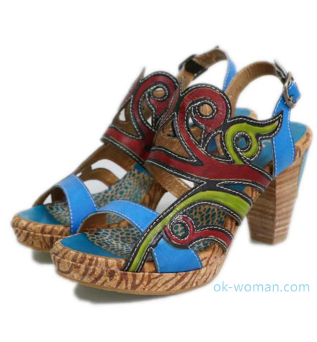 MultiColor Leather Sandals