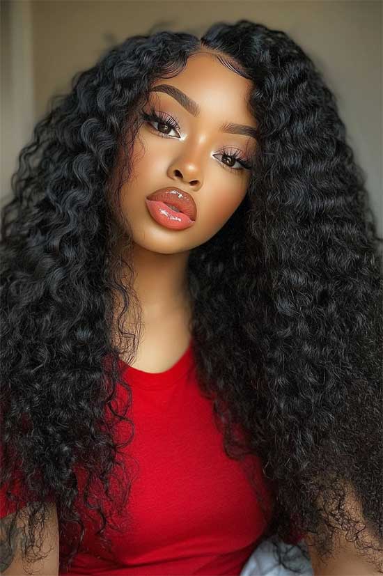 Soft Silky Curly Wigs